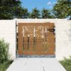 8720287217589_m_en_hd_1.jpg Garden Gate 85x100 cm Corten Steel Bamboo Design