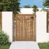 Garden Gate 105x155 cm Corten Steel Bamboo Design