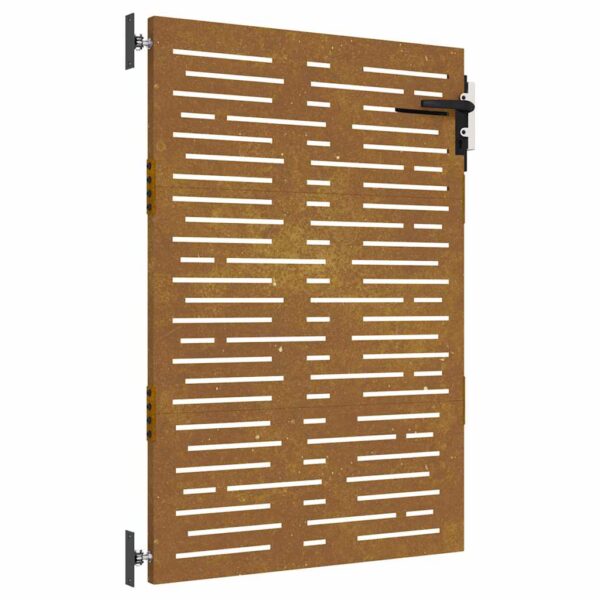 Garden Gate 85x125 cm Corten Steel Square Design