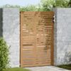 Garden Gate 85x125 cm Corten Steel Square Design