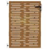Garden Gate 85x125 cm Corten Steel Square Design