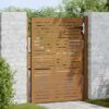 Garden Gate 105x130 cm Corten Steel Square Design