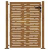 Garden Gate 105x130 cm Corten Steel Square Design
