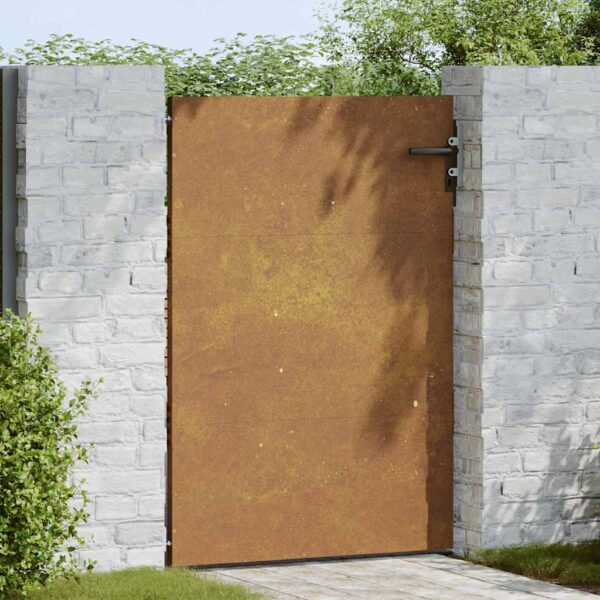 Garden Gate 85x150 cm Corten Steel
