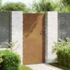 Garden Gate 85x200 cm Corten Steel