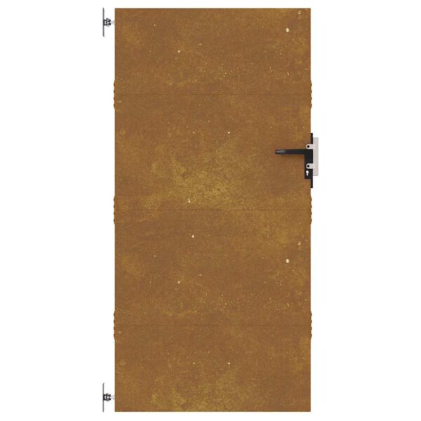Garden Gate 85x200 cm Corten Steel