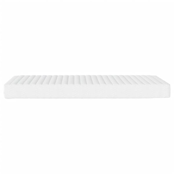 Foam Mattress White 140x200 cm Hardness H2 H3