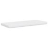Foam Mattress White 90x200 cm 7-Zone Hardness 20 ILD