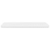 Foam Mattress White 90x200 cm 7-Zone Hardness 20 ILD
