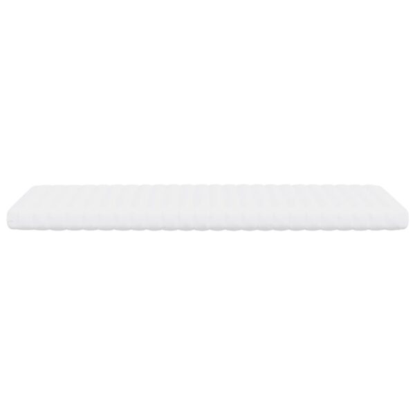 Foam Mattress White 90x200 cm 7-Zone Hardness 20 ILD