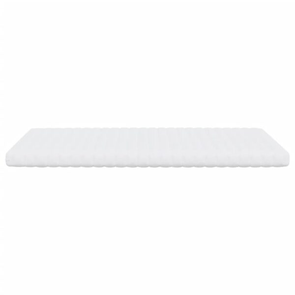 Foam Mattress White 140x190 cm 7-Zone Hardness 20 ILD