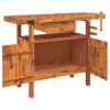 8720845554781_g_en_hd_1.jpg Workbench with Drawer and Vices 124x52x83 cm Solid Wood Acacia