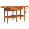 8720845554804_a_en_hd_1.jpg Workbench with Drawers and Vices 162x62x83 cm Solid Wood Acacia