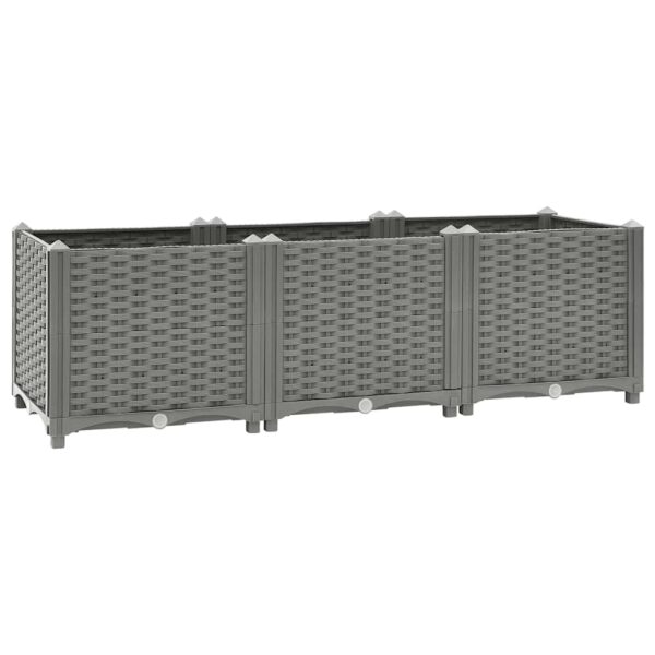Raised Bed 120x40x38 cm Polypropylene
