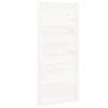 Barn Door White 90x1.8x204.5 cm Solid Wood Pine