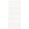 Barn Door White 90x1.8x204.5 cm Solid Wood Pine