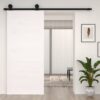 Barn Door White 90x1.8x204.5 cm Solid Wood Pine
