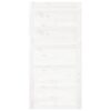 Barn Door White 100x1.8x204.5 cm Solid Wood Pine