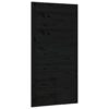Barn Door Black 100x1.8x204.5 cm Solid Wood Pine