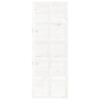Barn Door White 80x1.8x214 cm Solid Wood Pine