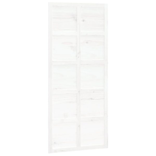 Barn Door White 90x1.8x214 cm Solid Wood Pine