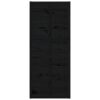 Barn Door Black 90x1.8x214 cm Solid Wood Pine