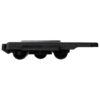 Moving Dollies with 8 Wheels 8 pcs Black Polypropylene 150 kg