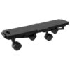 Moving Dollies with 4 Wheels 10 pcs Black Polypropylene 170 kg