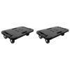 Transport Trolleys 2 pcs Black Polypropylene 300 kg