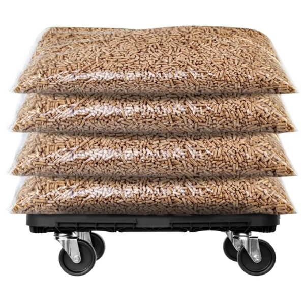 Transport Trolleys 2 pcs Black Polypropylene 300 kg