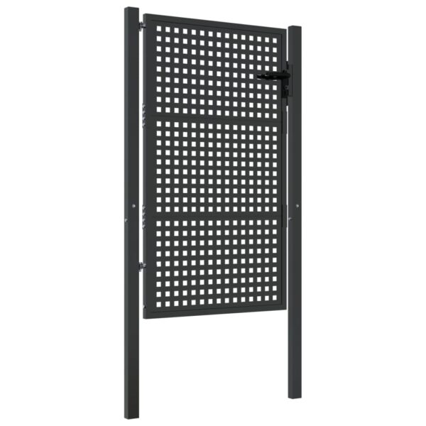 Garden Gate Anthracite 105x125 cm Steel
