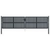 Garden Gate Anthracite 400x125 cm Steel