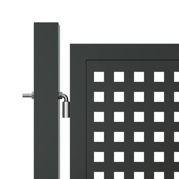 Garden Gate Anthracite 400x125 cm Steel