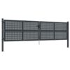 Garden Gate Anthracite 400x150 cm Steel