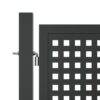 Garden Gate Anthracite 400x150 cm Steel