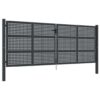 Garden Gate Anthracite 400x200 cm Steel