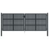 Garden Gate Anthracite 400x200 cm Steel
