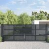 Garden Gate Anthracite 400x200 cm Steel