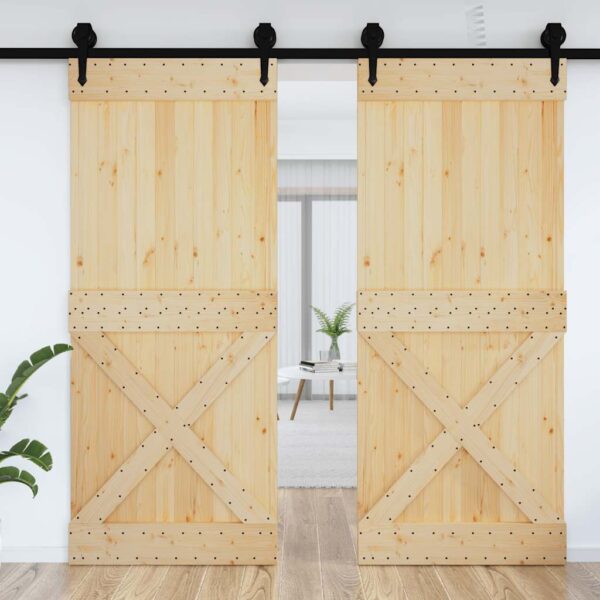 Door NARVIK 95x210 cm Solid Wood Pine