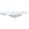 Bathroom Sink White 100x48x23 cm Rectangular Ceramic