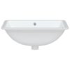 Bathroom Sink White 47.5x35x19.5 cm Rectangular Ceramic