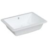 Bathroom Sink White 55.5x40x18.5 cm Rectangular Ceramic