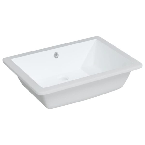 Bathroom Sink White 55.5x40x18.5 cm Rectangular Ceramic
