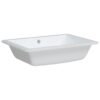 Bathroom Sink White 55.5x40x18.5 cm Rectangular Ceramic