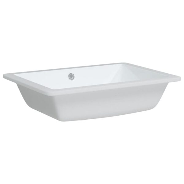 Bathroom Sink White 55.5x40x18.5 cm Rectangular Ceramic