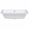 Bathroom Sink White 55.5x40x18.5 cm Rectangular Ceramic