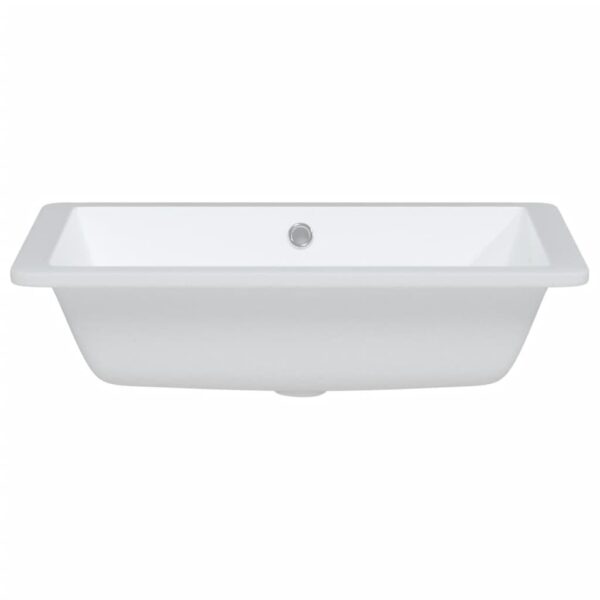 Bathroom Sink White 55.5x40x18.5 cm Rectangular Ceramic