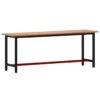 8720845913915_a_en_hd_1.jpg Workbench 220x55x81.5 cm Solid Wood Beech and Metal