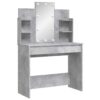8721012045187_g_en_hd_1.jpg Dressing Table with LED Lights Concrete Grey 96x40x142 cm