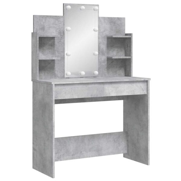 8721012045187_g_en_hd_1.jpg Dressing Table with LED Lights Concrete Grey 96x40x142 cm